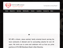 Tablet Screenshot of christianlifeaog.net